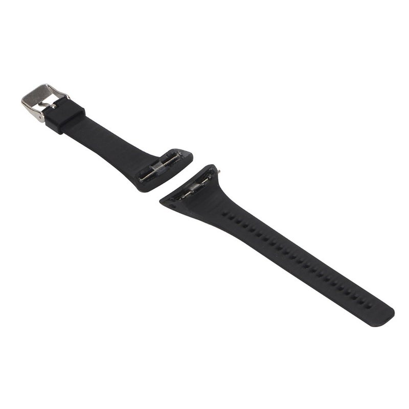 EXMRAT Compatible with Polar FT4 FT7 Watch Band, Replacement Wristbands Silicone Watch Strap for Polar FT4 / FT7 Heart Rate Monitor (Black) - Image 5